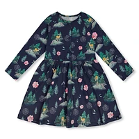 Fresh Air Print Dress 3-6y