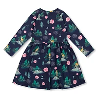 Fresh Air Print Dress 3-6y