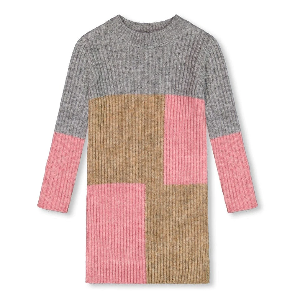 My 31 Block Sweater Dress 7-10y