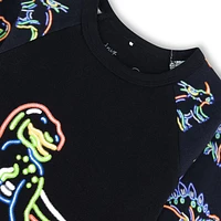 Neon Dinos Pajamas 3-6y