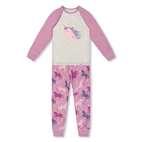 Unicorn Pajamas 3-6y