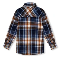 Forest Plaid Shirt 3-6y