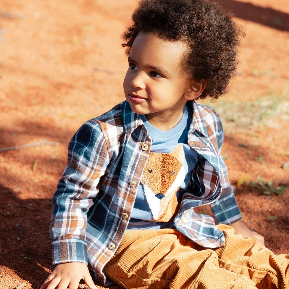 Chemise Carreaux Forêt 3-6ans