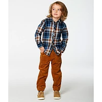 Forest Plaid Shirt 3-6y