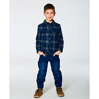 Boys Plaided Shirt 3-6y