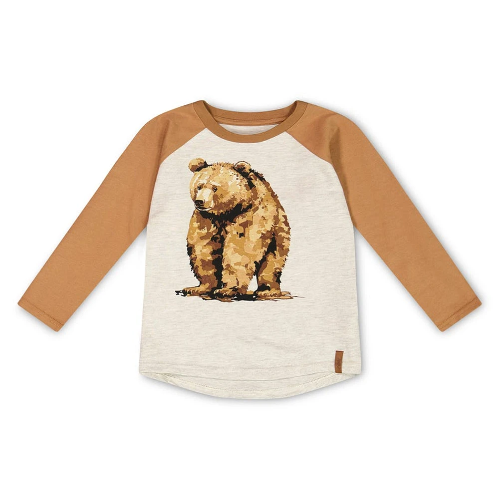 Boys Bear T-shirt 3-6y