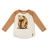 Boys Bear T-shirt 3-6y