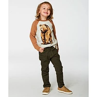 Boys Bear T-shirt 3-6y