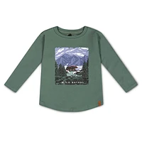 Boys Mountain T-shirt 3-6y