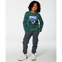 Boys Mountain T-shirt 3-6y