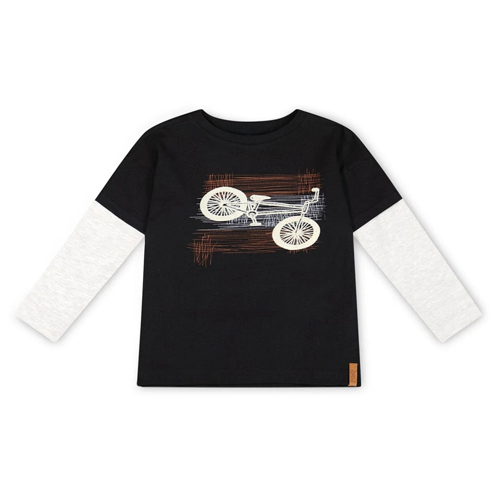 Boys Bike T-shirt 3-6y