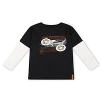 Boys Bike T-shirt 3-6y