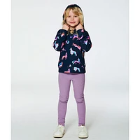 Unicorn Print Hoodie 3-6y