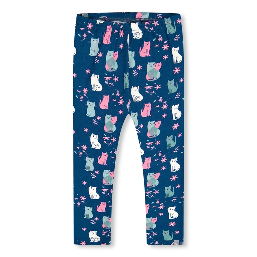 Cats Print Legging 7-10y