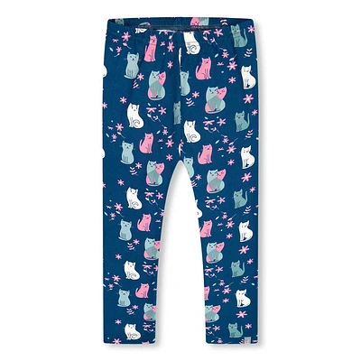 Cats Print Legging 7-10y