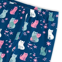 Cats Print Legging 7-10y