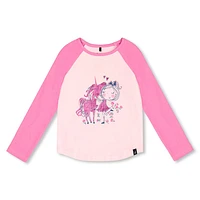 Unicorn Raglan T-shirt 3-6y