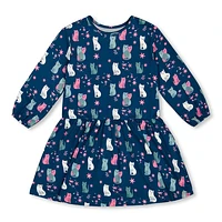 Robe Imprimée Chats 3-6ans