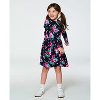 Robe Imprimée Roses 3-6ans