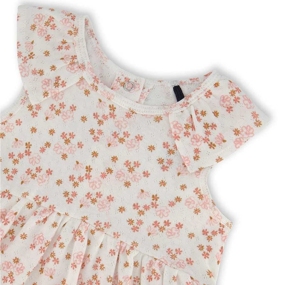 Ensemble de 2 Piècess Rose Fleurs 3-24mois