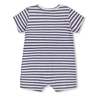 Boat Striped Romper 3-24m