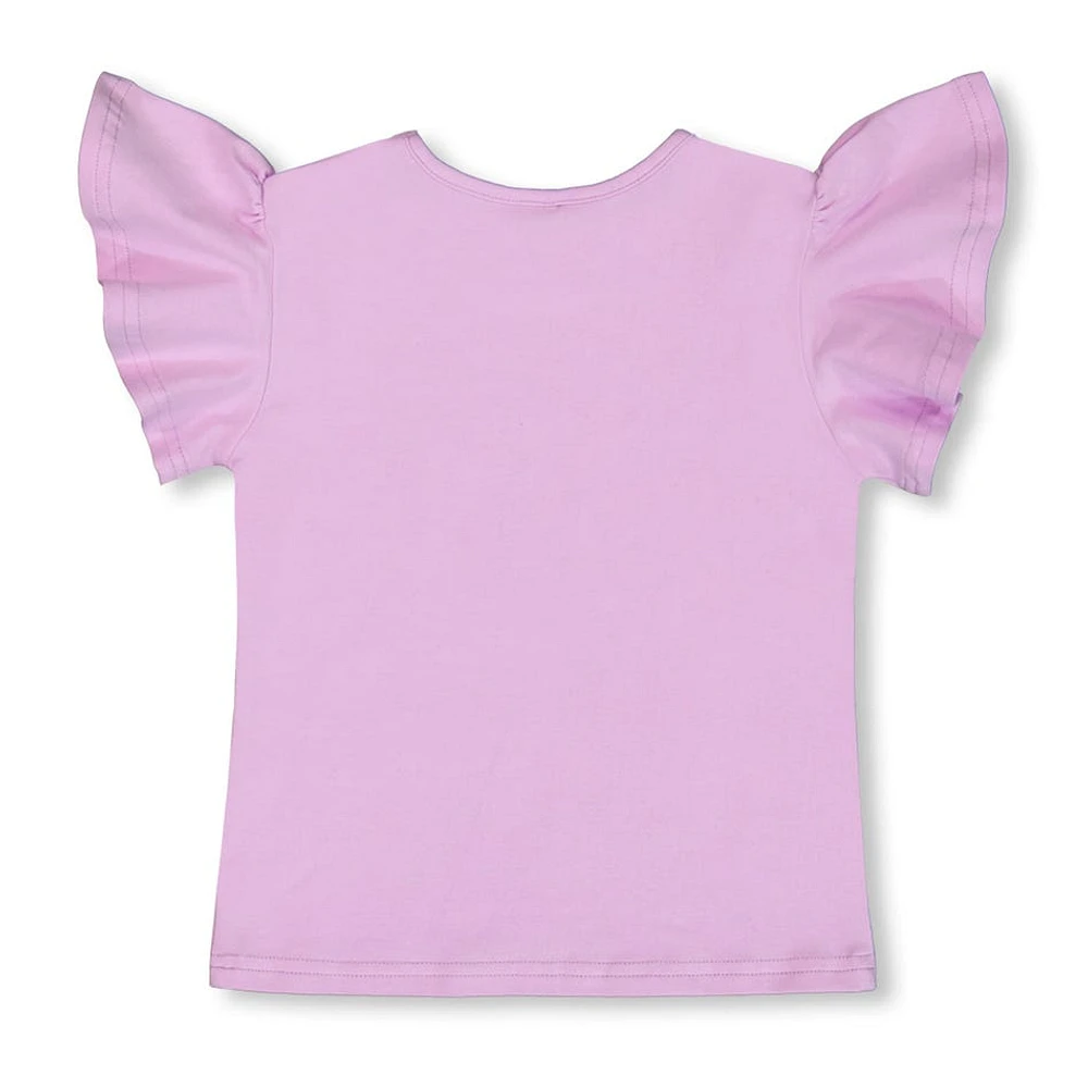 T-Shirt Lilas Sweet Home 3-6ans