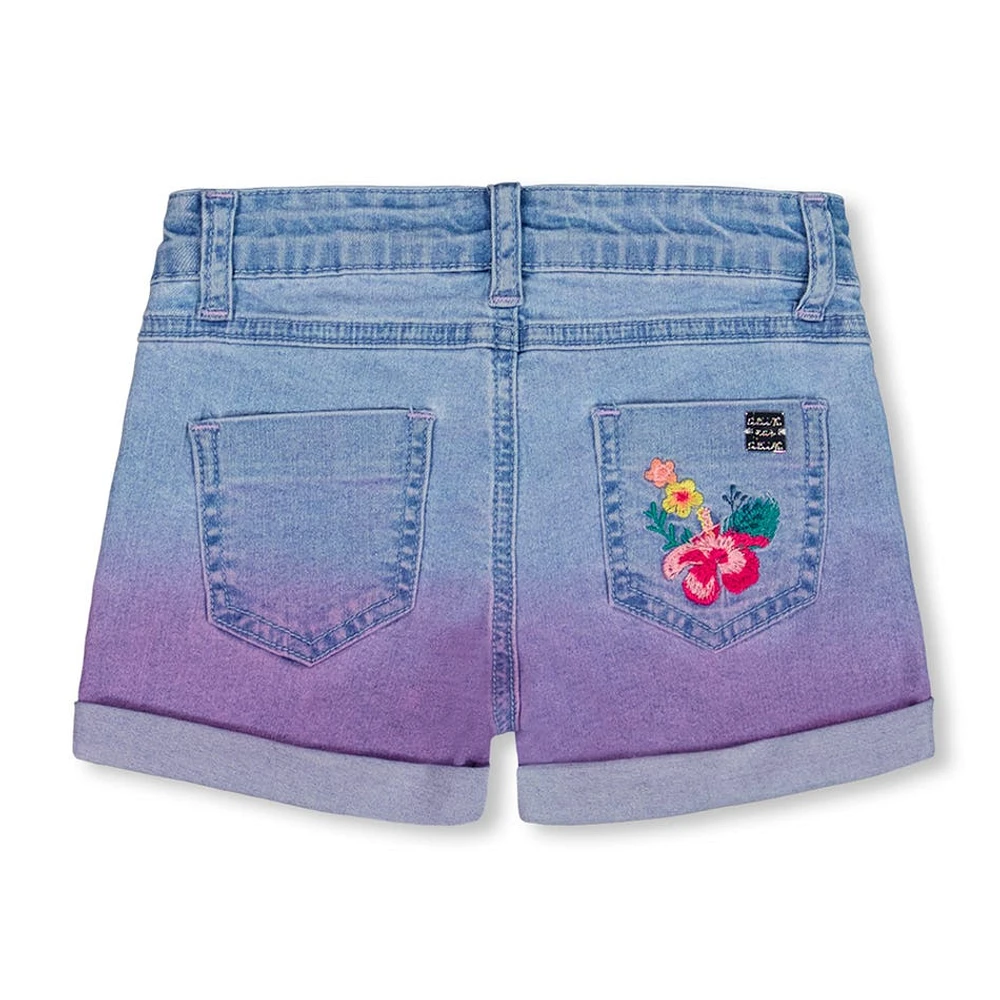 Short Jeans Tropical 3-6ans