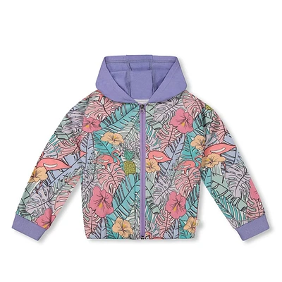 Flamingo Tropical Hoodie 3-6y