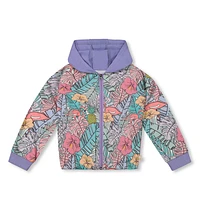 Flamingo Tropical Hoodie 3-6y