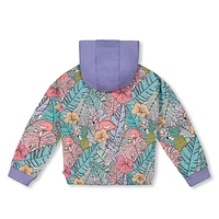 Flamingo Tropical Hoodie 3-6y