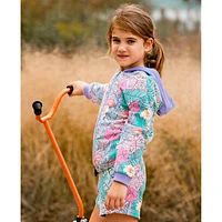 Flamingo Tropical Hoodie 3-6y