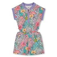 Tropical Flamingo Jumpsuit 3-6y