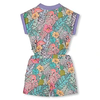 Tropical Flamingo Jumpsuit 3-6y