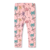 Tropical Palms Legging 7-10y