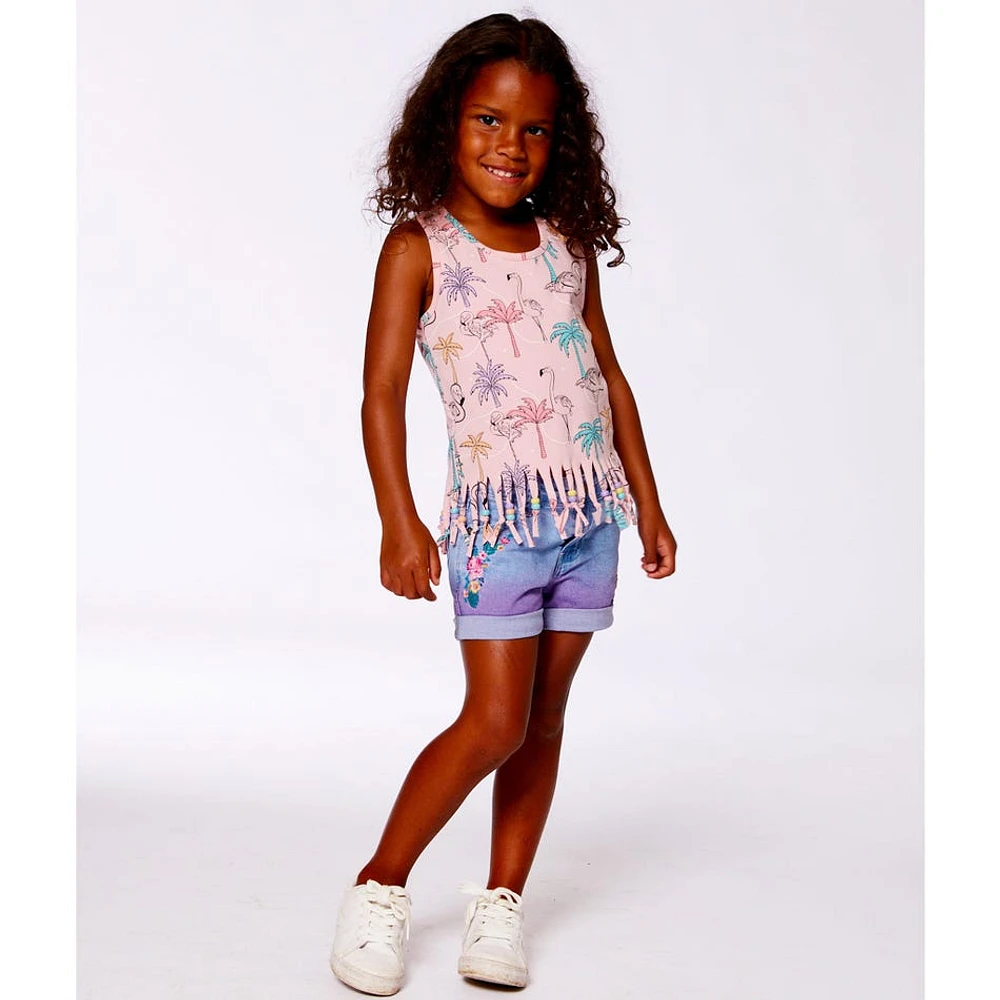 Camisole Palmier Tropical 3-6ans