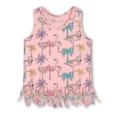 Tropical Palms Tank Top 7-10y