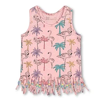 Tropical Palms Tank Top 7-10y