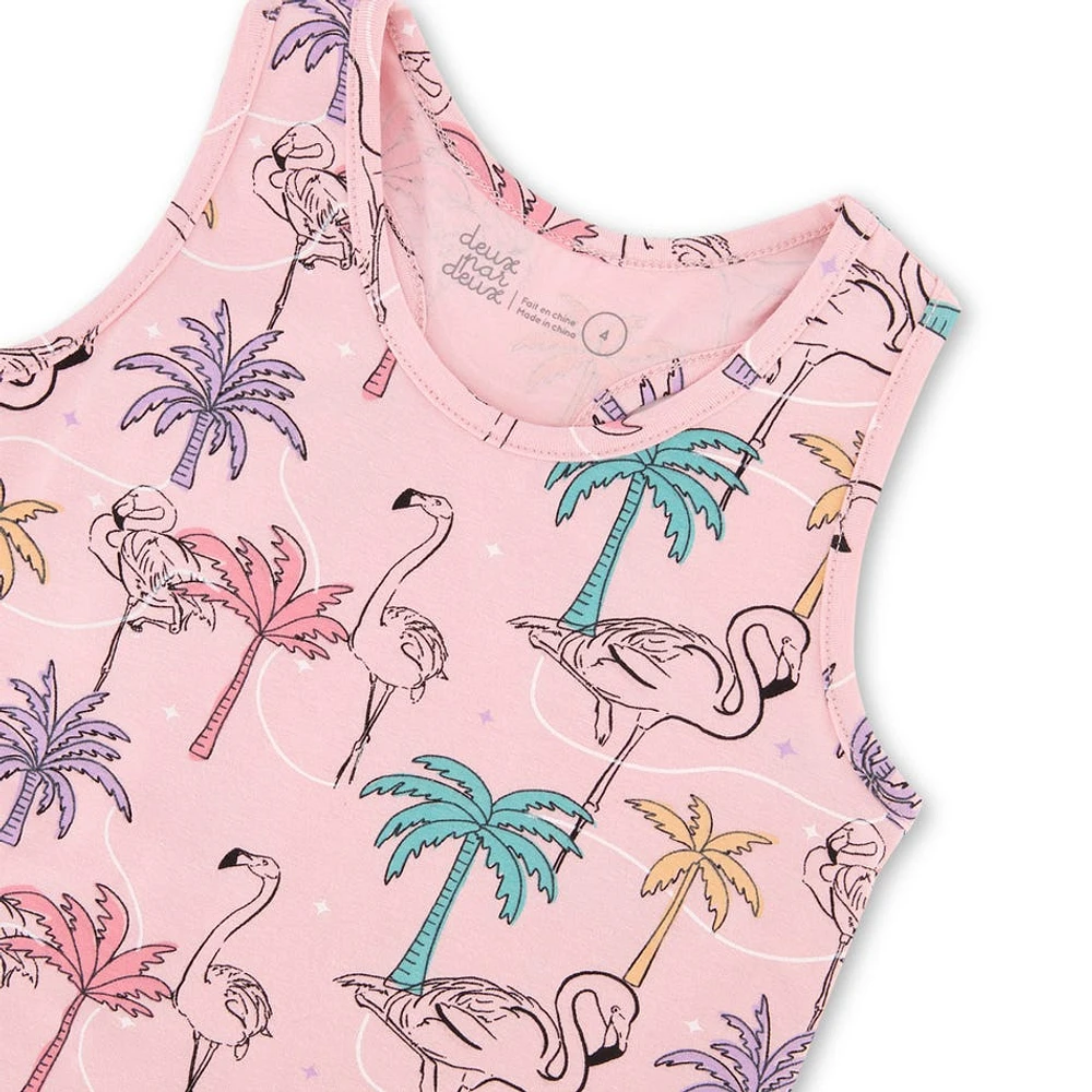 Tropical Palms Tank Top 7-10y