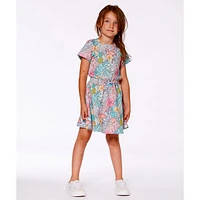 Tropical Flamingo Dress 7-10y