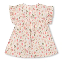 Dream Strawberries Blouse 3-6y