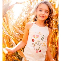 Dream Flowers Tank Top 3-6y