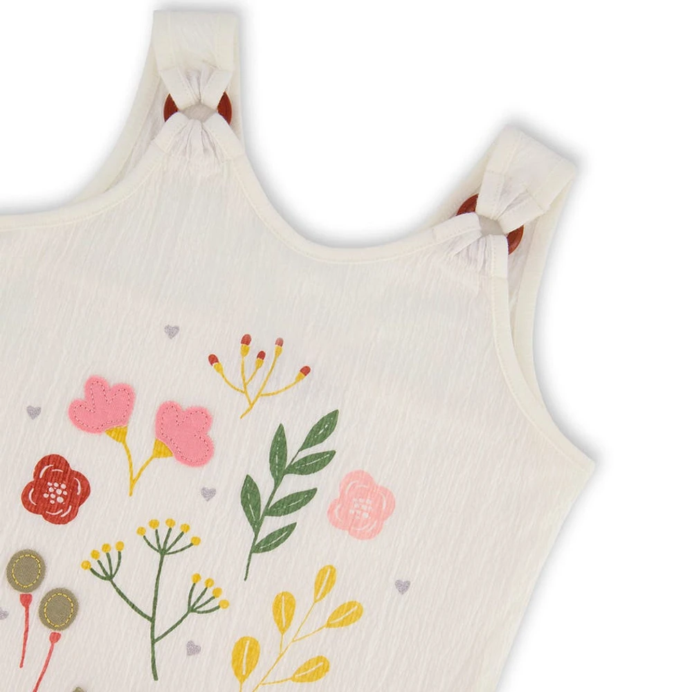 Camisole Fleurs Poésie 7-10ans