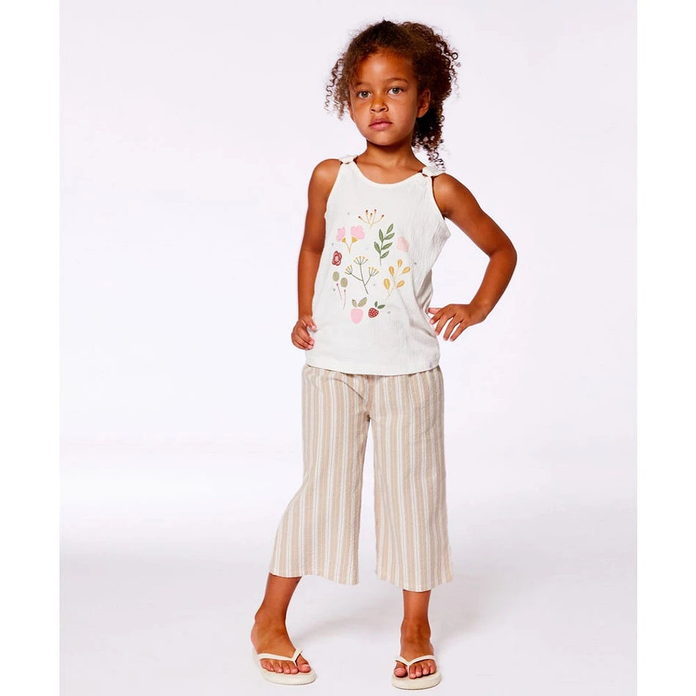 Camisole Fleurs Poésie 7-10ans