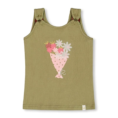 Camisole Fleurs Poesie 3-6ans