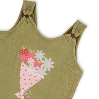 Camisole Fleurs Poésie 7-10ans