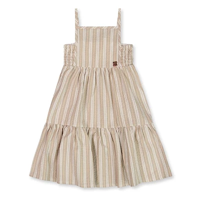 Dream Striped Linen Dress 3-6y