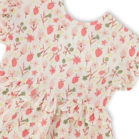 Dream Strawberries Dress 7-10y