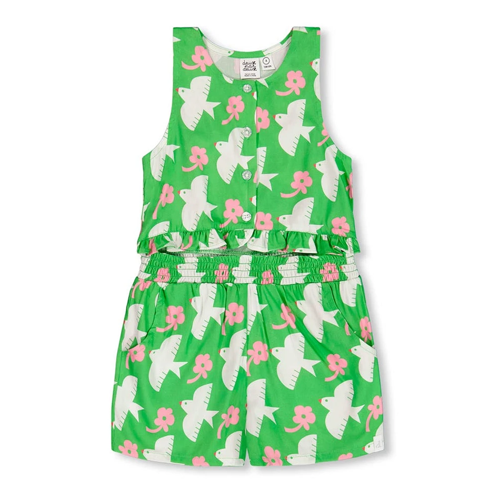 Birds Jumpsuit 7-10y