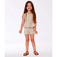 Birds Flowers Tank Top 7-10y