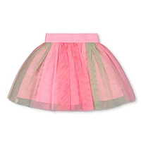 Birds Mesh Skirt 3-6y